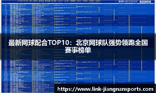 最新网球配合TOP10：北京网球队强势领跑全国赛事榜单